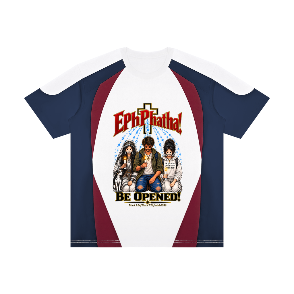 Gentile Jew Aramaic Prophecy Unisex Raglan Color Block T-Shirt