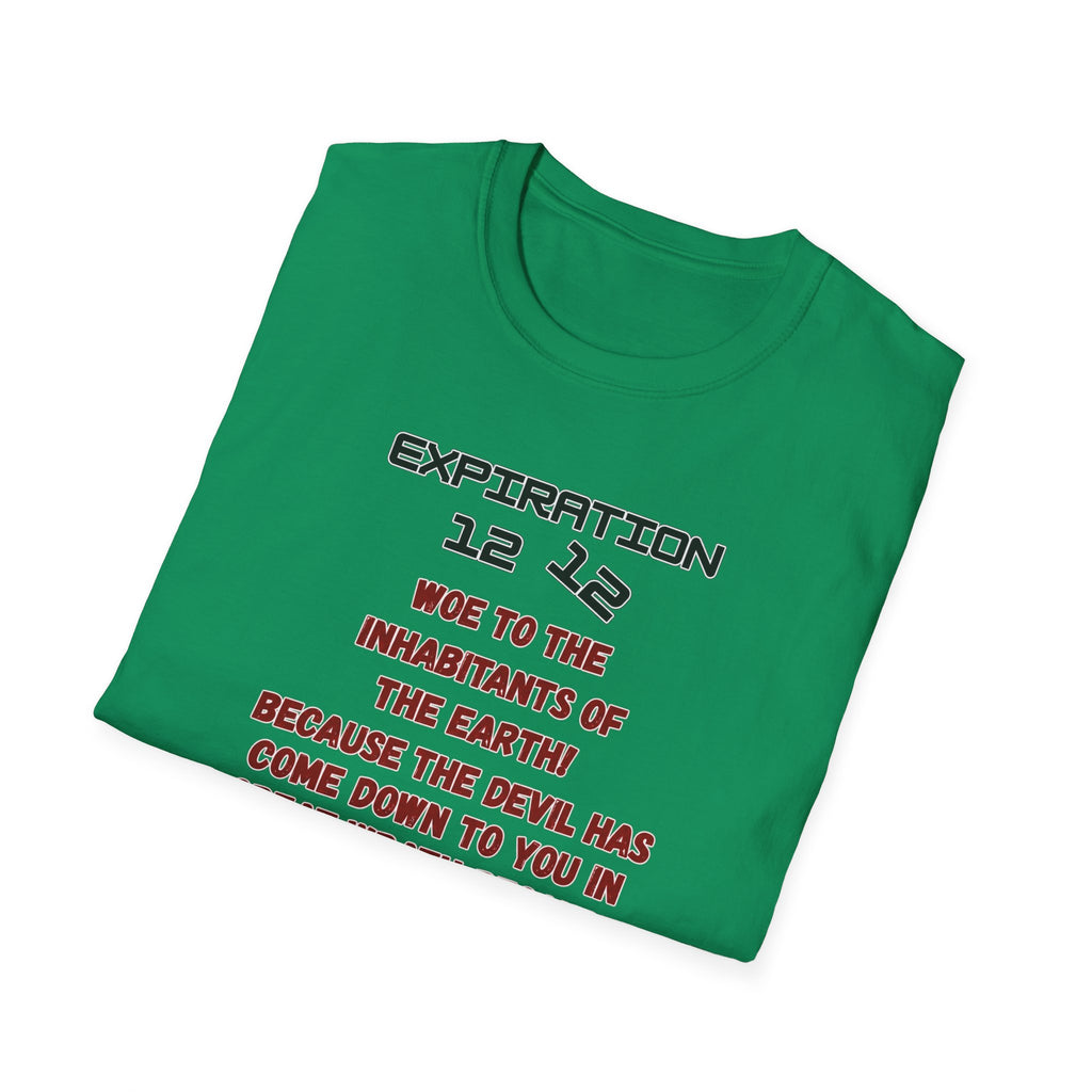 Christian Bible Verse T-Shirt — “Blessed is He Who Waits” Daniel 12:12 / Revelation 12:12