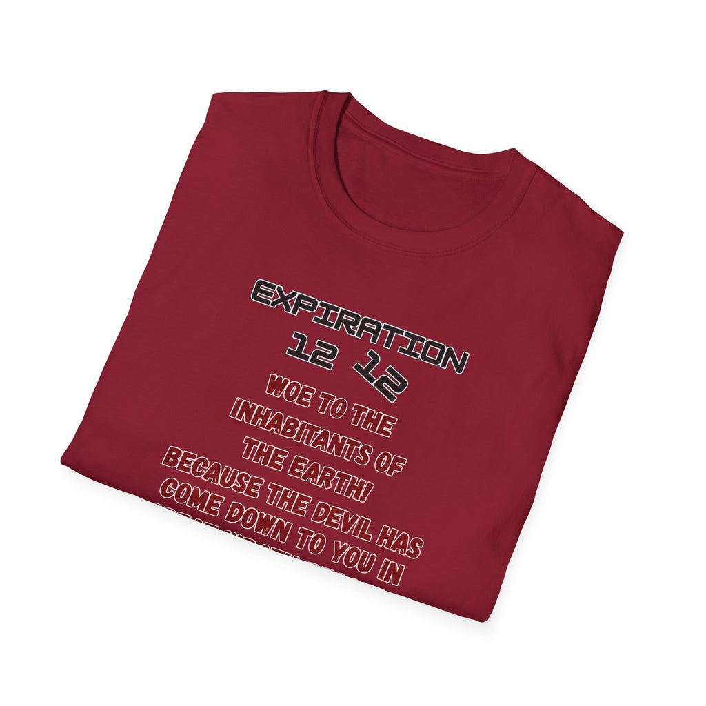 Christian Bible Verse T-Shirt — “Blessed is He Who Waits” Daniel 12:12 / Revelation 12:12