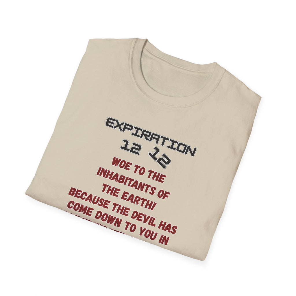 Christian Bible Verse T-Shirt — “Blessed is He Who Waits” Daniel 12:12 / Revelation 12:12