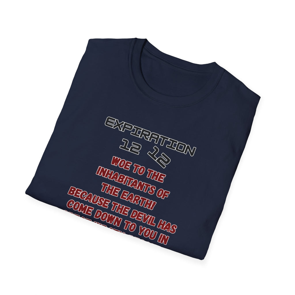 Christian Bible Verse T-Shirt — “Blessed is He Who Waits” Daniel 12:12 / Revelation 12:12