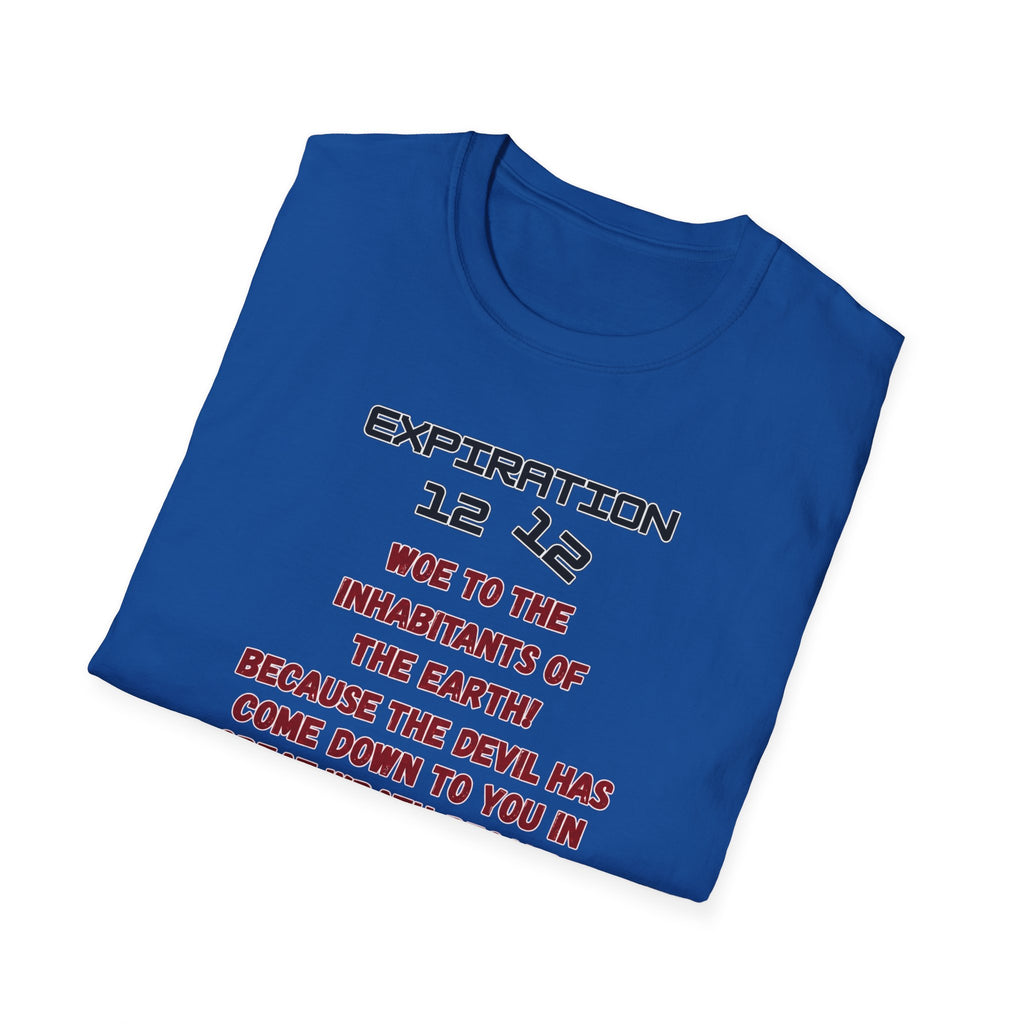 Christian Bible Verse T-Shirt — “Blessed is He Who Waits” Daniel 12:12 / Revelation 12:12