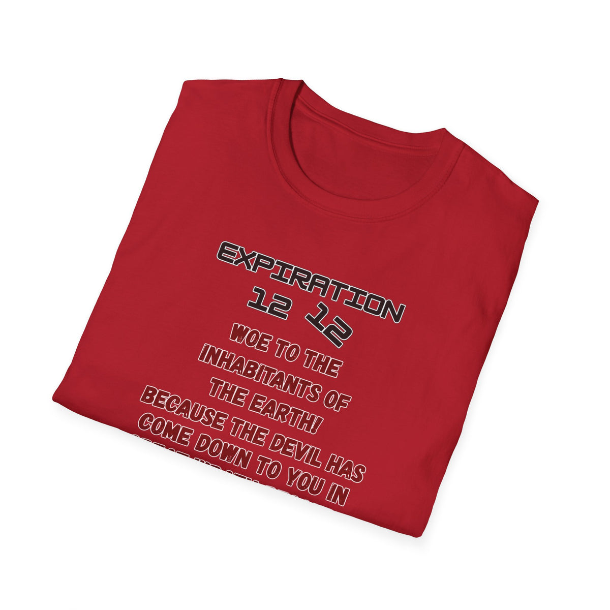 Christian Bible Verse T-Shirt — “Blessed is He Who Waits” Daniel 12:12 / Revelation 12:12