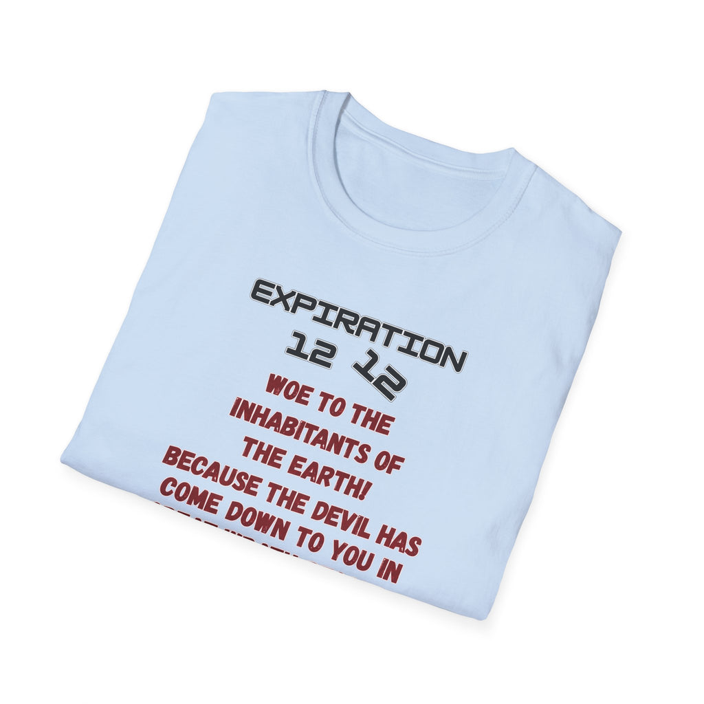 Christian Bible Verse T-Shirt — “Blessed is He Who Waits” Daniel 12:12 / Revelation 12:12