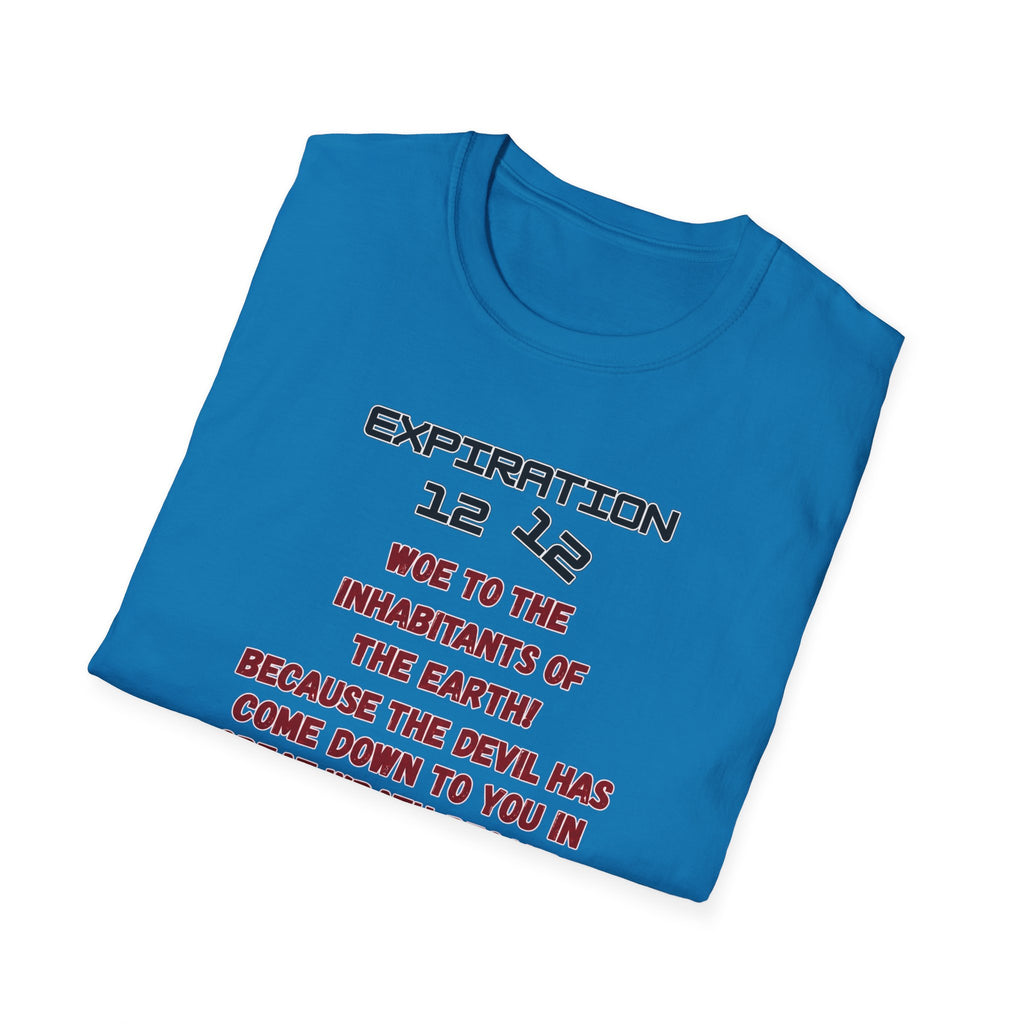 Christian Bible Verse T-Shirt — “Blessed is He Who Waits” Daniel 12:12 / Revelation 12:12