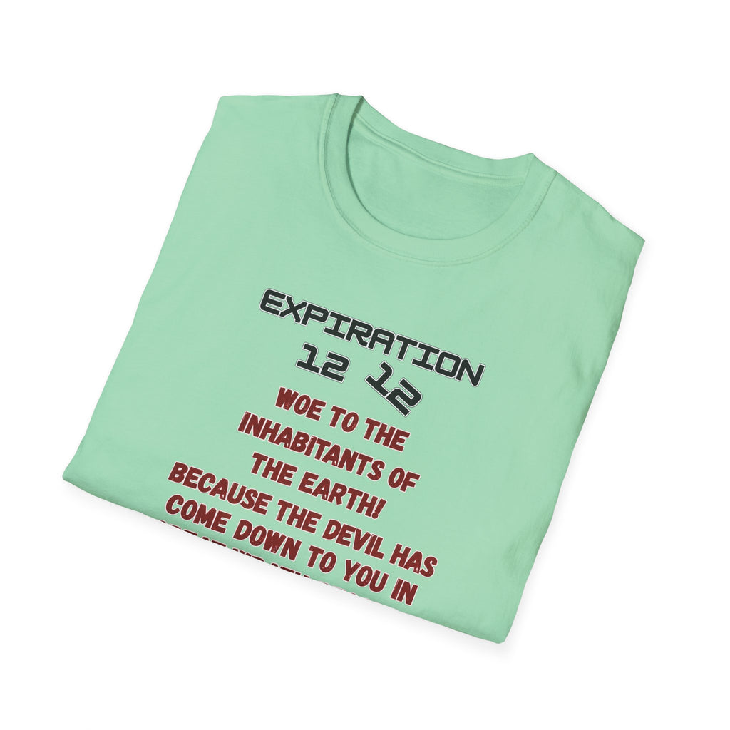 Christian Bible Verse T-Shirt — “Blessed is He Who Waits” Daniel 12:12 / Revelation 12:12