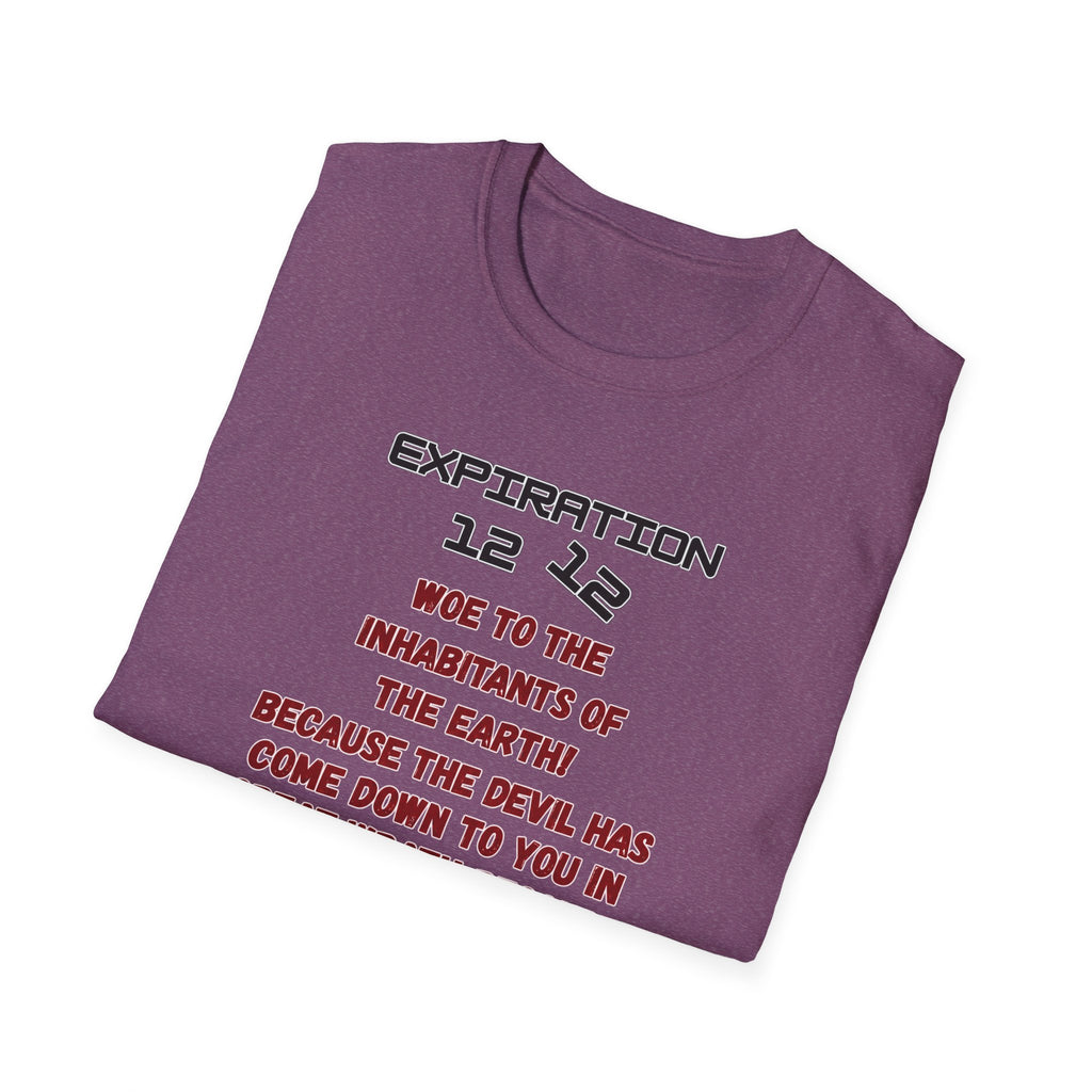 Christian Bible Verse T-Shirt — “Blessed is He Who Waits” Daniel 12:12 / Revelation 12:12
