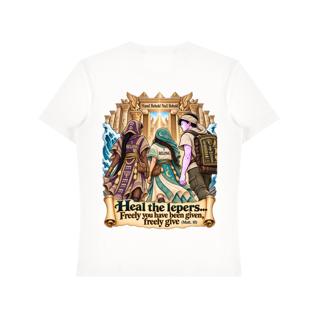 G-d's Temple; Bible Depiction; Unisex Heavyweight Cotton T-Shirt