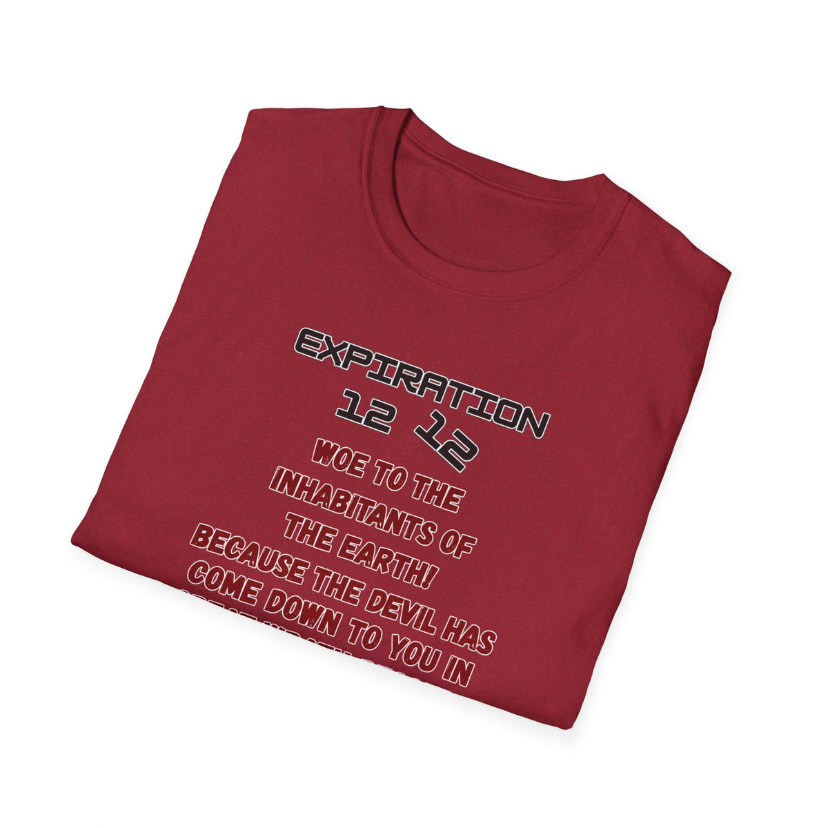 Christian Bible Verse T-Shirt — “Blessed is He Who Waits” Daniel 12:12 / Revelation 12:12
