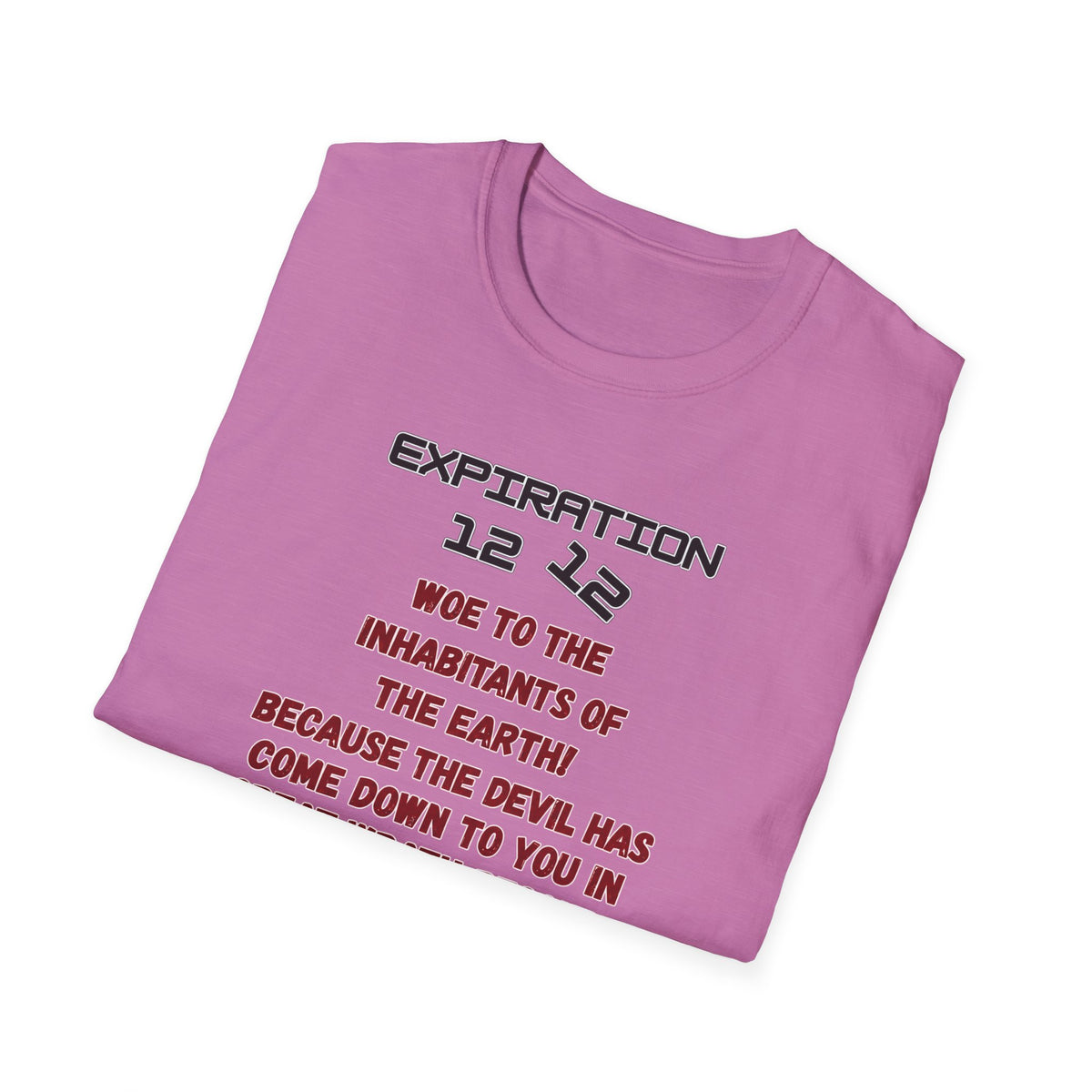 Christian Bible Verse T-Shirt — “Blessed is He Who Waits” Daniel 12:12 / Revelation 12:12
