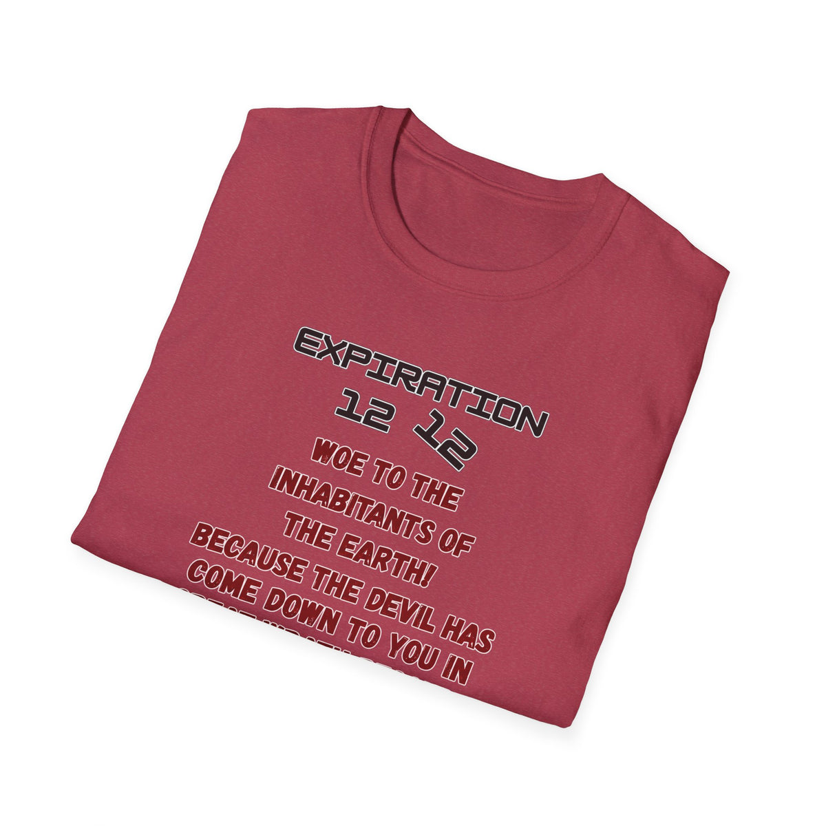 Christian Bible Verse T-Shirt — “Blessed is He Who Waits” Daniel 12:12 / Revelation 12:12