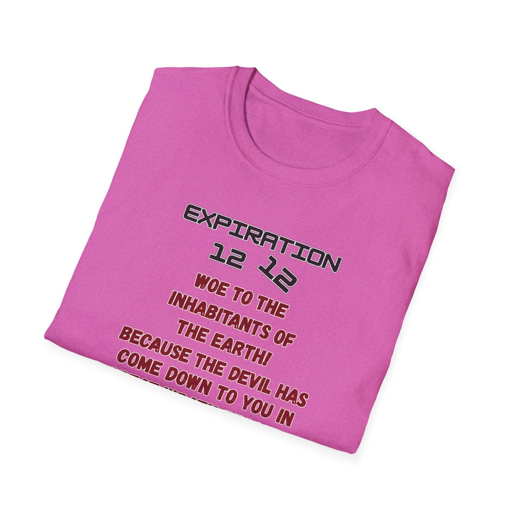 Christian Bible Verse T-Shirt — “Blessed is He Who Waits” Daniel 12:12 / Revelation 12:12