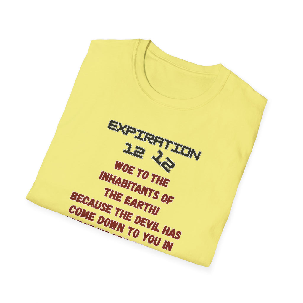 Christian Bible Verse T-Shirt — “Blessed is He Who Waits” Daniel 12:12 / Revelation 12:12