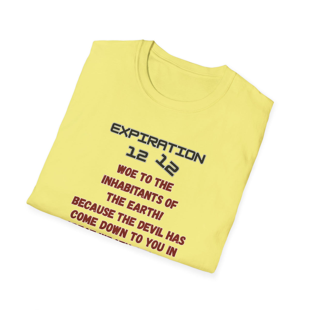 Christian Bible Verse T-Shirt — “Blessed is He Who Waits” Daniel 12:12 / Revelation 12:12