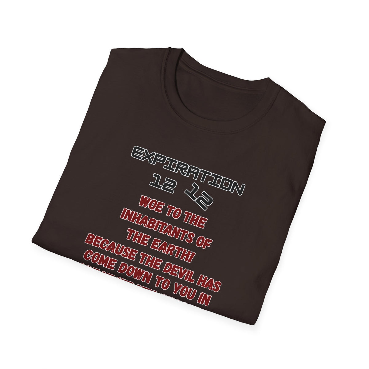 Christian Bible Verse T-Shirt — “Blessed is He Who Waits” Daniel 12:12 / Revelation 12:12