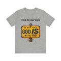 Do Not Fear God Is With You tee | Christian faith sign shirt