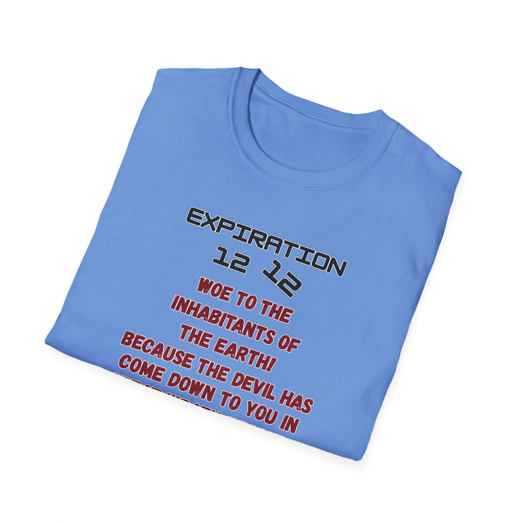 Christian Bible Verse T-Shirt — “Blessed is He Who Waits” Daniel 12:12 / Revelation 12:12