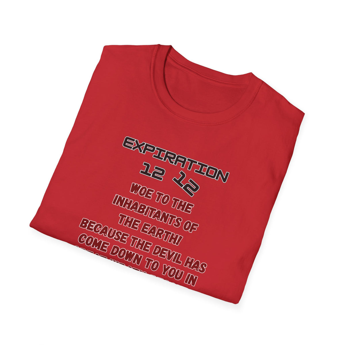 Christian Bible Verse T-Shirt — “Blessed is He Who Waits” Daniel 12:12 / Revelation 12:12