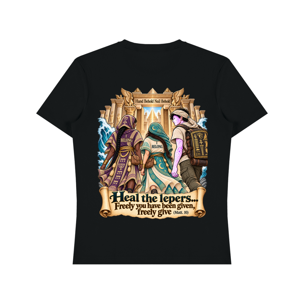 G-d's Temple; Bible Depiction; Unisex Heavyweight Cotton T-Shirt