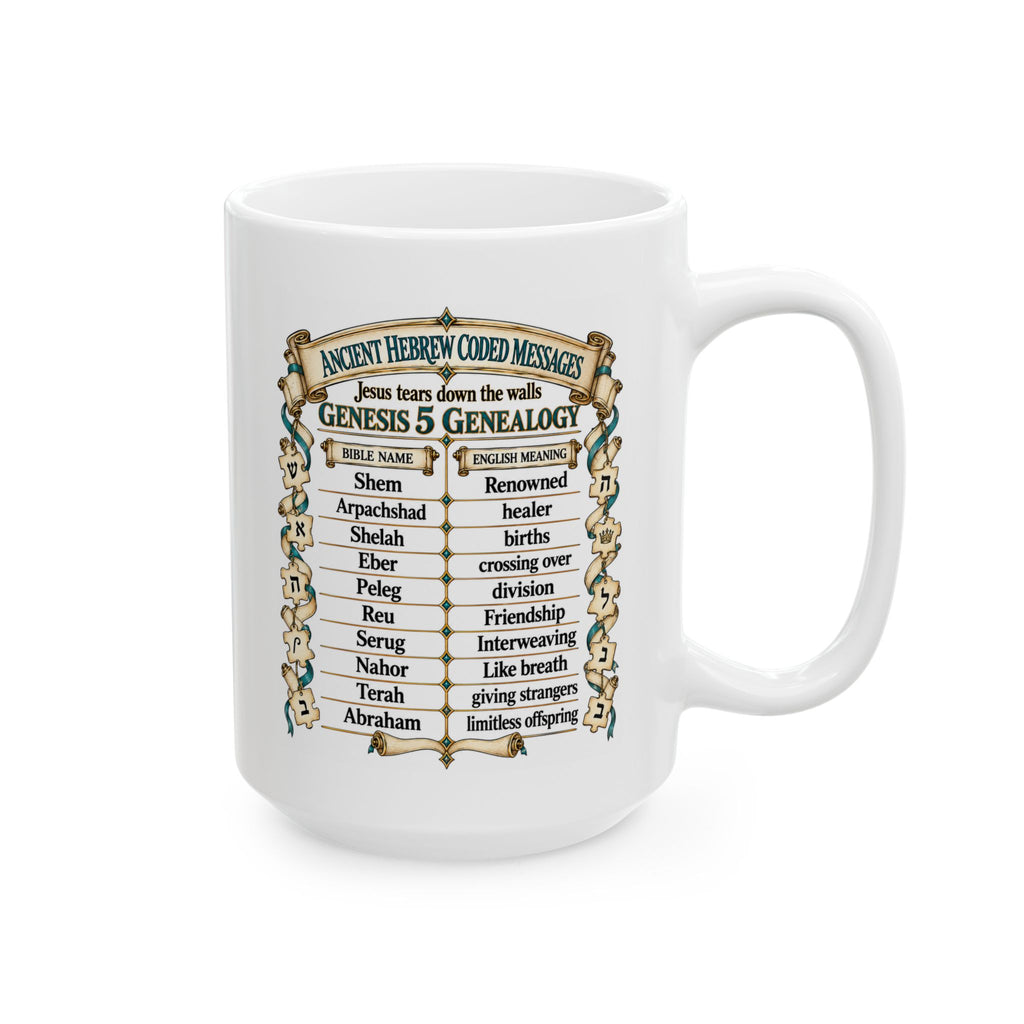 Temple Jerusalem; Jesus Heals Division Crest Mug | Ceramic Coffee Cup