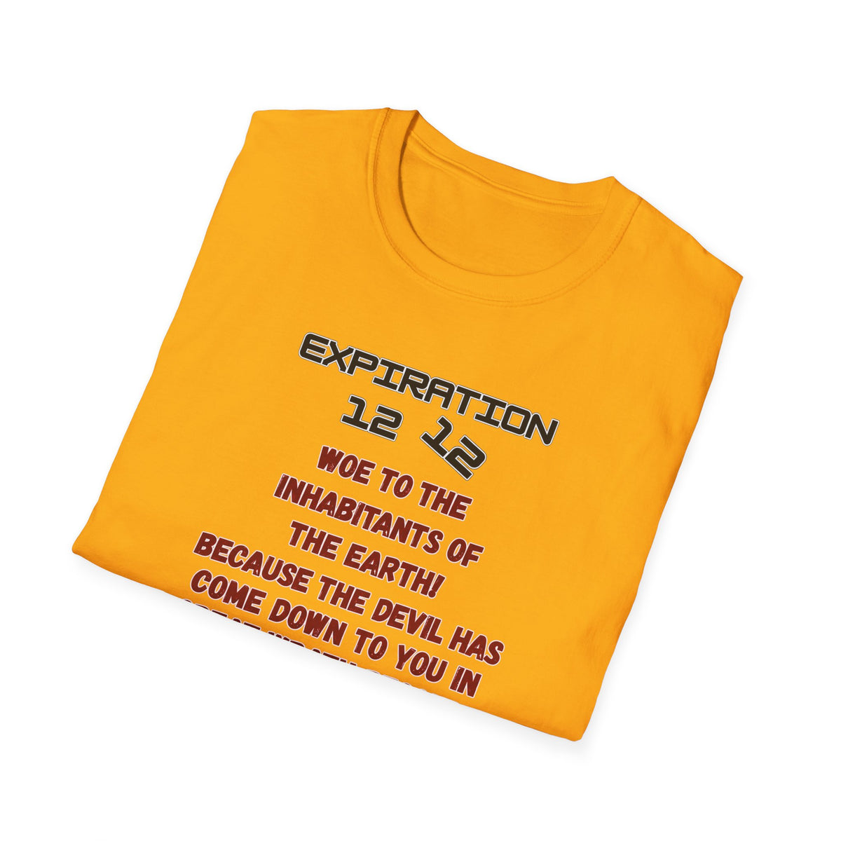 Christian Bible Verse T-Shirt — “Blessed is He Who Waits” Daniel 12:12 / Revelation 12:12
