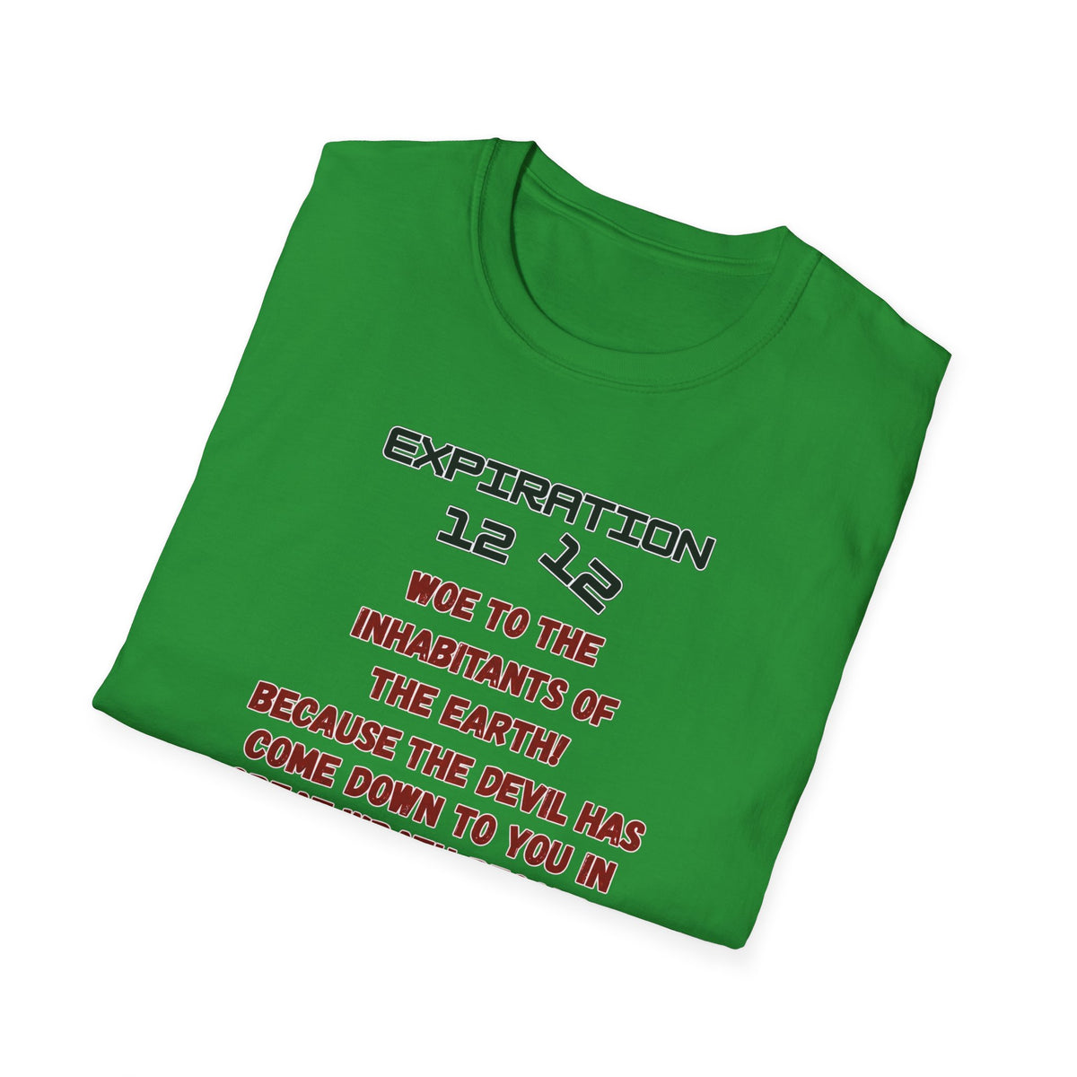 Christian Bible Verse T-Shirt — “Blessed is He Who Waits” Daniel 12:12 / Revelation 12:12