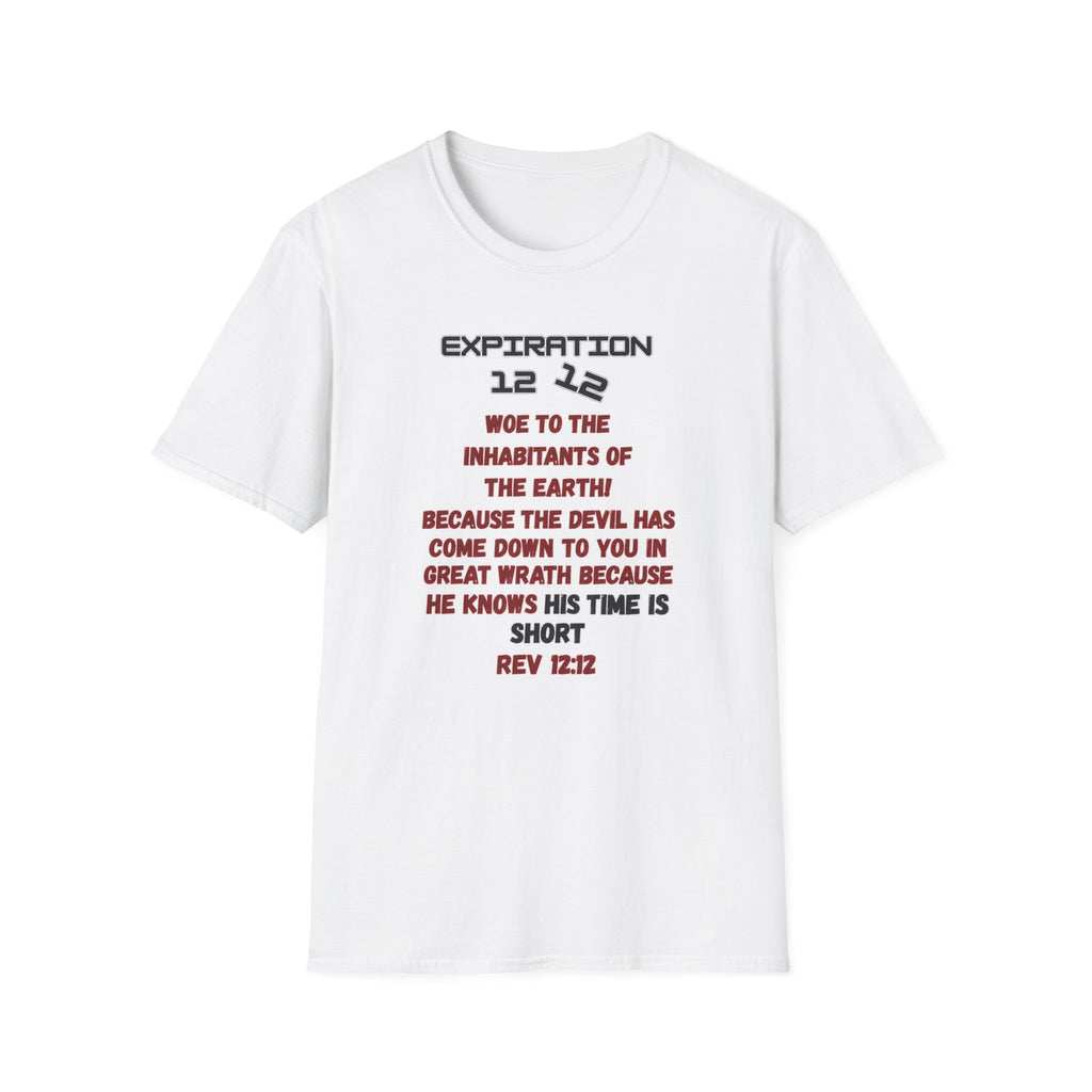 Christian Bible Verse T-Shirt — “Blessed is He Who Waits” Daniel 12:12 / Revelation 12:12
