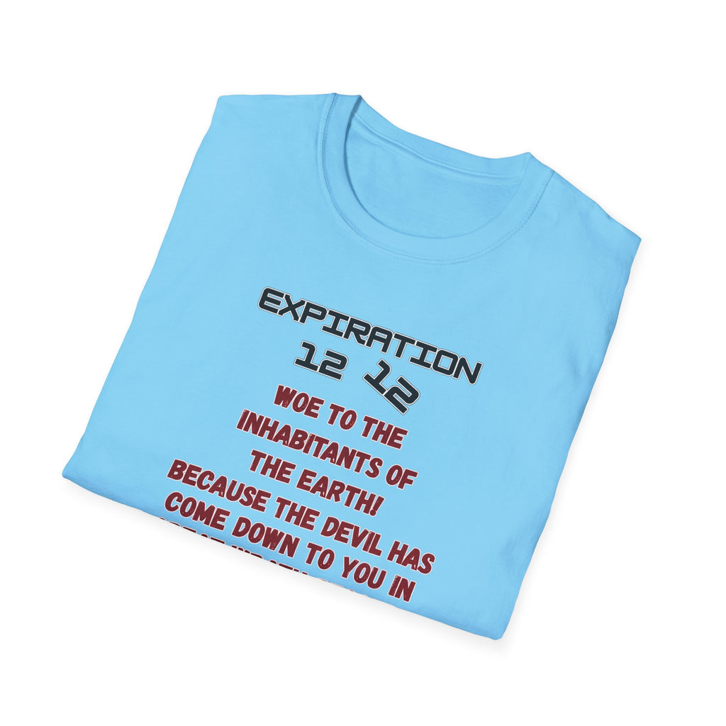 Christian Bible Verse T-Shirt — “Blessed is He Who Waits” Daniel 12:12 / Revelation 12:12