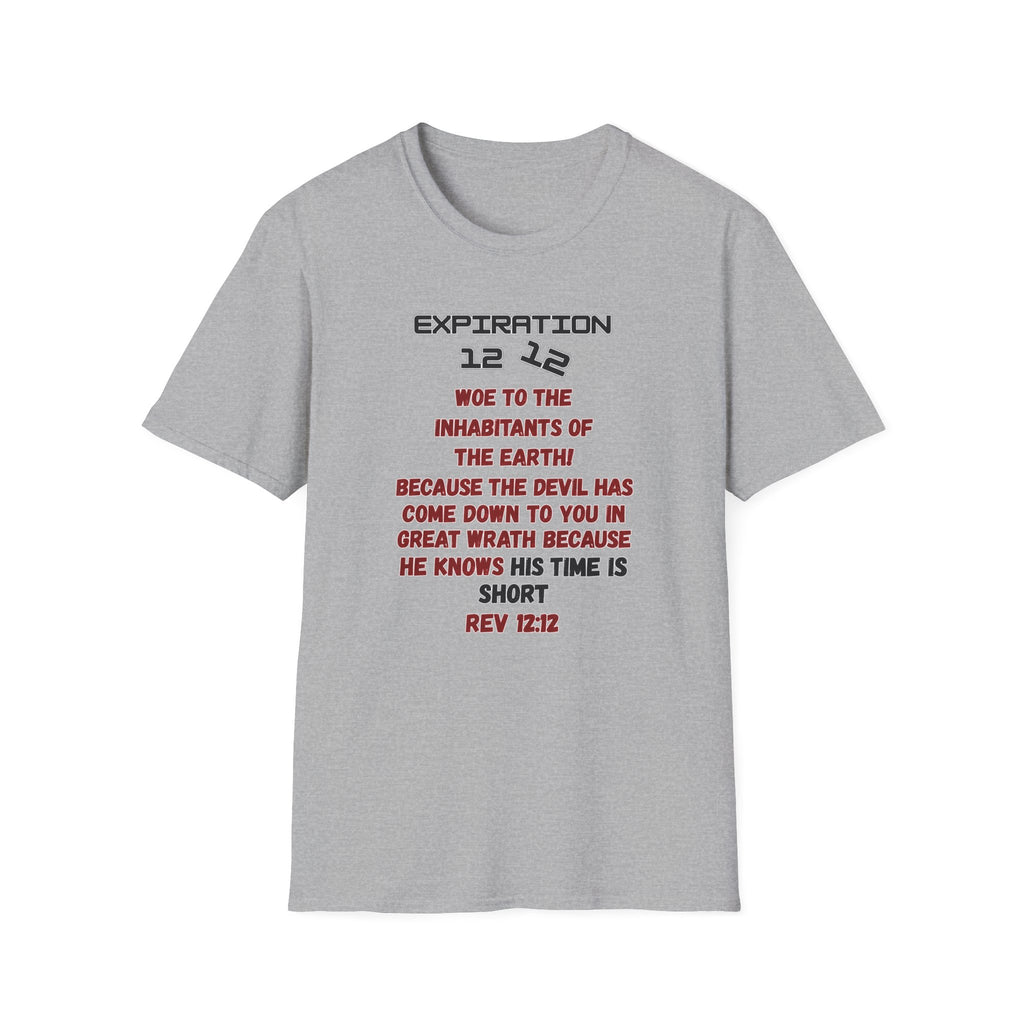 Christian Bible Verse T-Shirt — “Blessed is He Who Waits” Daniel 12:12 / Revelation 12:12