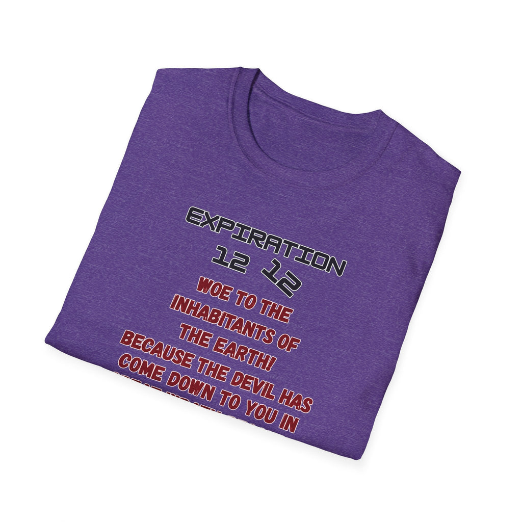 Christian Bible Verse T-Shirt — “Blessed is He Who Waits” Daniel 12:12 / Revelation 12:12