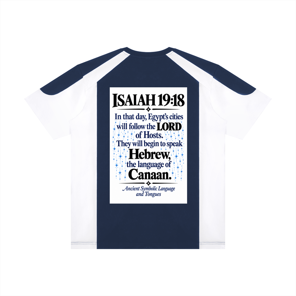 Gentile Jew Aramaic Prophecy Unisex Raglan Color Block T-Shirt