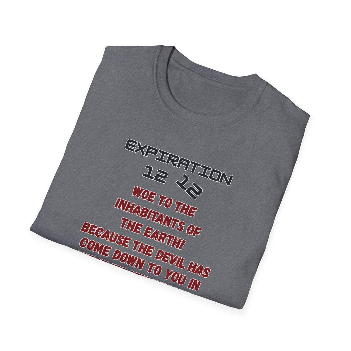 Christian Bible Verse T-Shirt — “Blessed is He Who Waits” Daniel 12:12 / Revelation 12:12