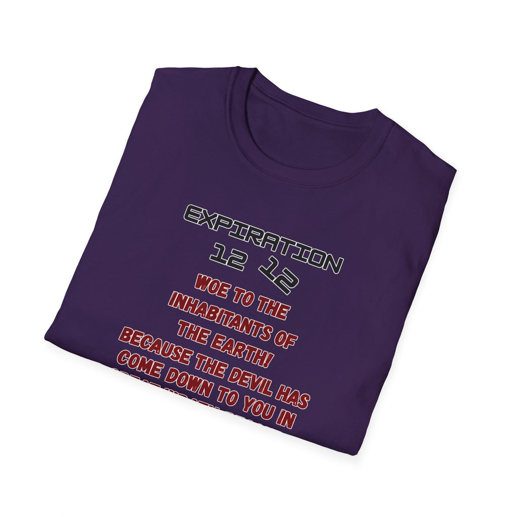 Christian Bible Verse T-Shirt — “Blessed is He Who Waits” Daniel 12:12 / Revelation 12:12