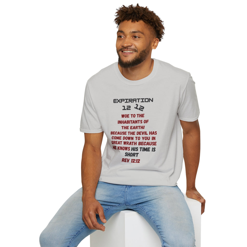 Christian Bible Verse T-Shirt — “Blessed is He Who Waits” Daniel 12:12 / Revelation 12:12