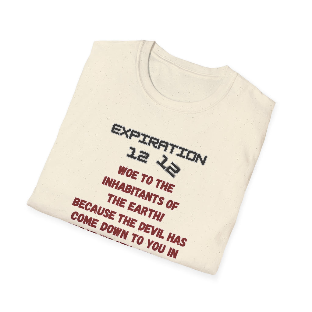 Christian Bible Verse T-Shirt — “Blessed is He Who Waits” Daniel 12:12 / Revelation 12:12
