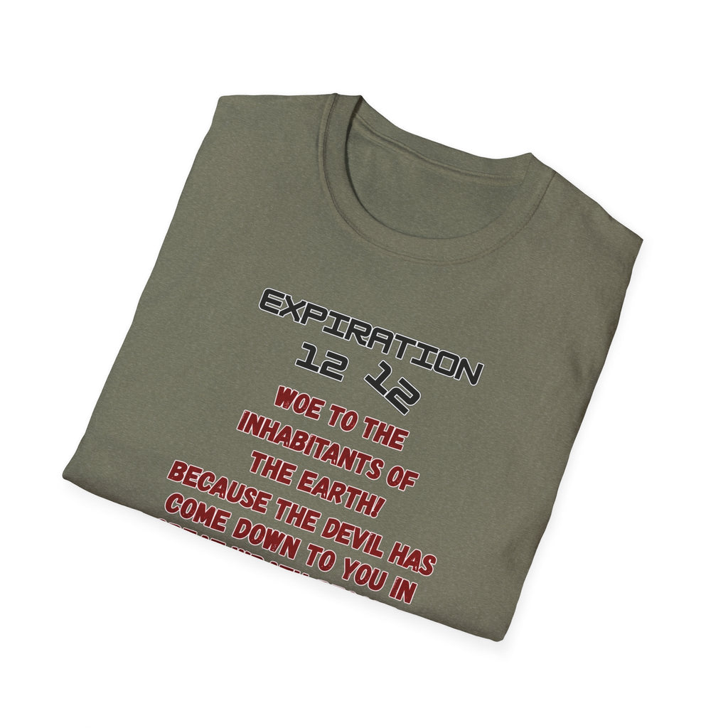 Christian Bible Verse T-Shirt — “Blessed is He Who Waits” Daniel 12:12 / Revelation 12:12