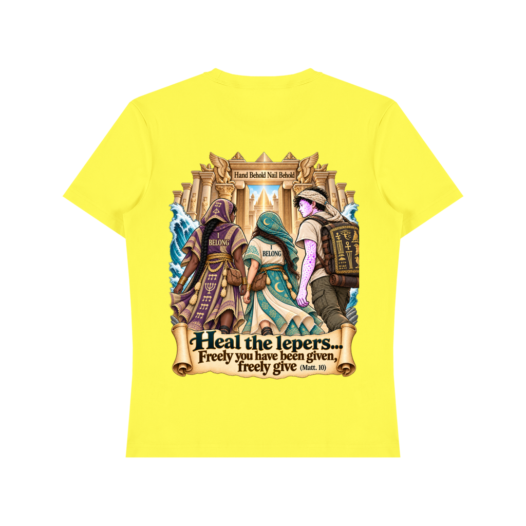 G-d's Temple; Bible Depiction; Unisex Heavyweight Cotton T-Shirt