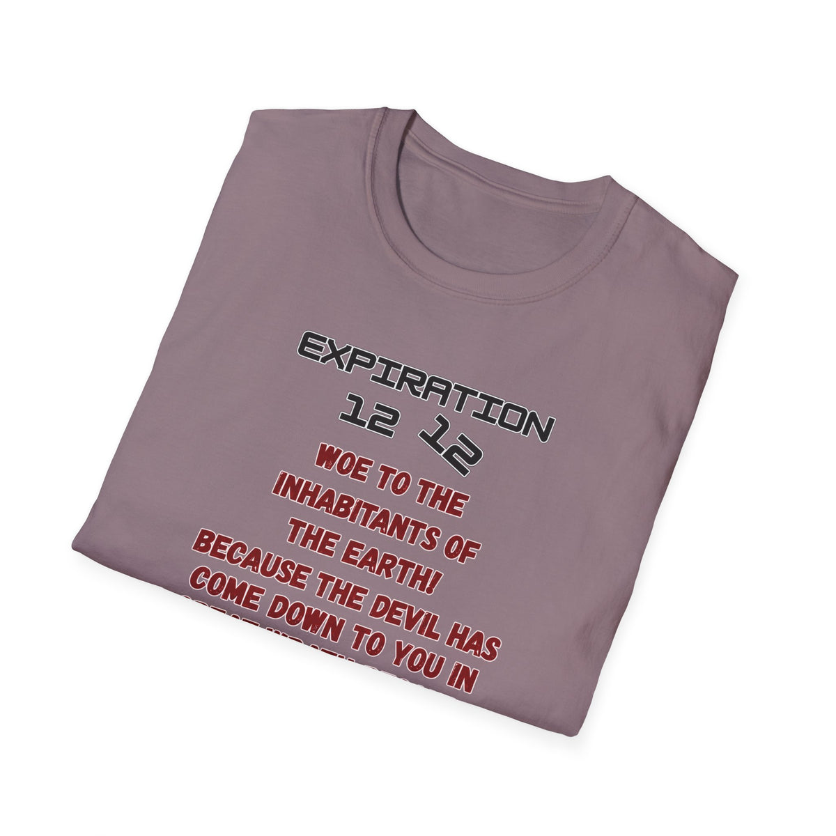 Christian Bible Verse T-Shirt — “Blessed is He Who Waits” Daniel 12:12 / Revelation 12:12