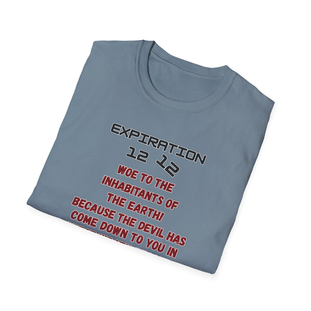 Christian Bible Verse T-Shirt — “Blessed is He Who Waits” Daniel 12:12 / Revelation 12:12