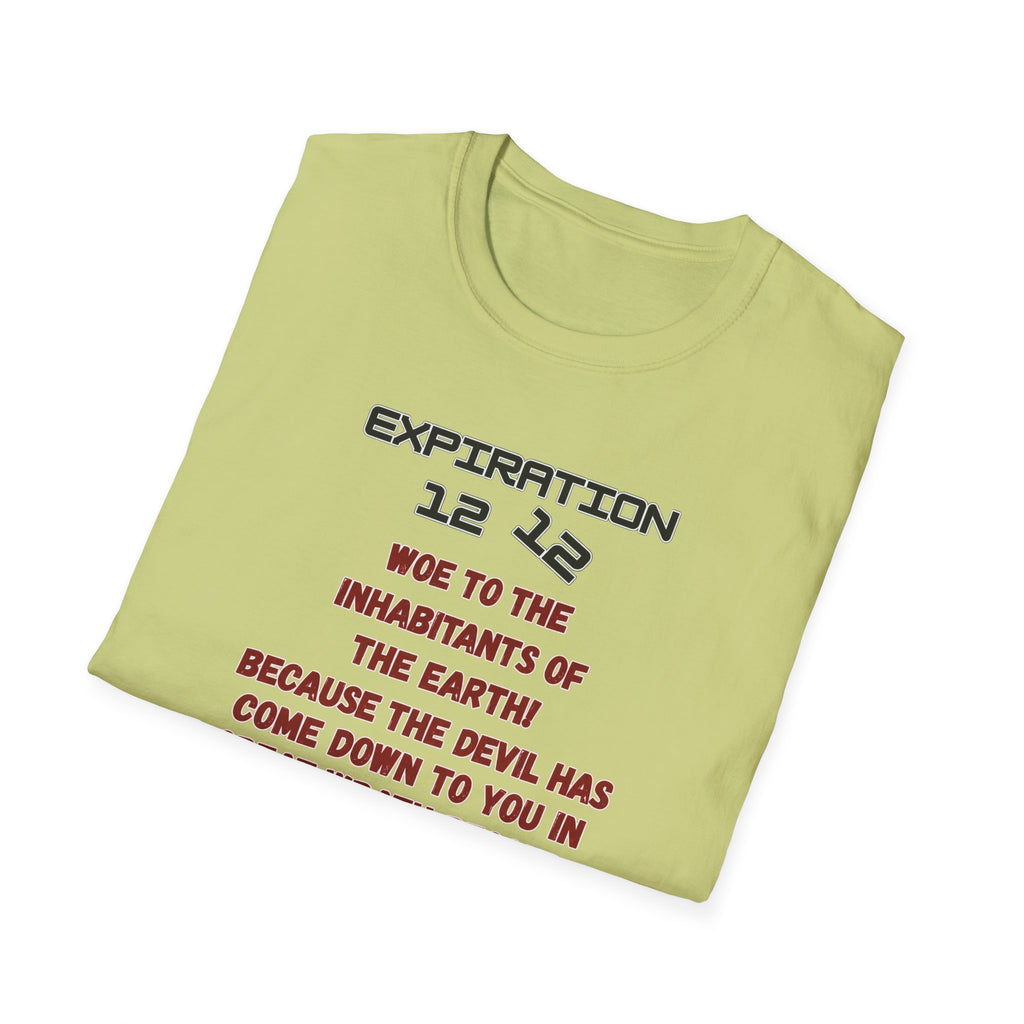 Christian Bible Verse T-Shirt — “Blessed is He Who Waits” Daniel 12:12 / Revelation 12:12