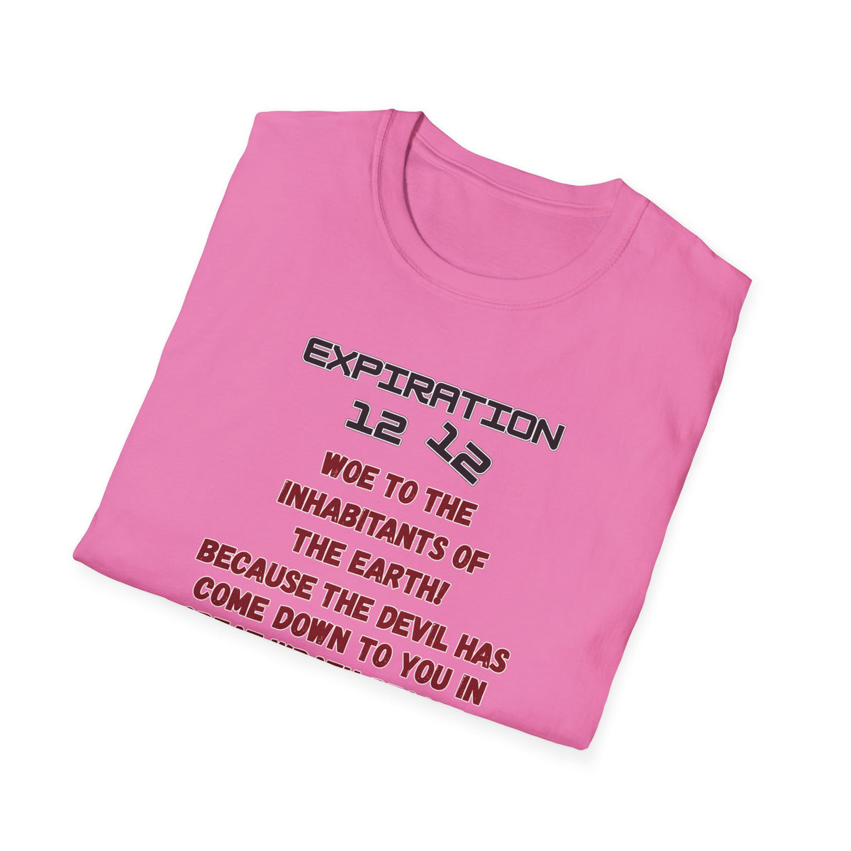Christian Bible Verse T-Shirt — “Blessed is He Who Waits” Daniel 12:12 / Revelation 12:12