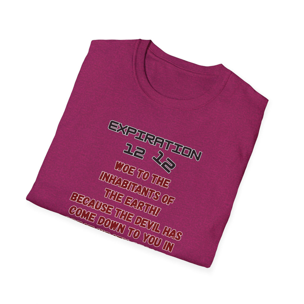 Christian Bible Verse T-Shirt — “Blessed is He Who Waits” Daniel 12:12 / Revelation 12:12