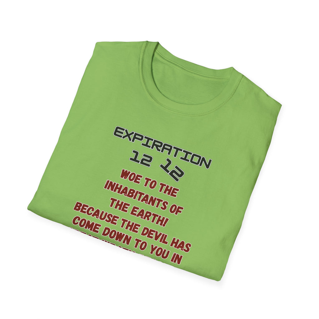 Christian Bible Verse T-Shirt — “Blessed is He Who Waits” Daniel 12:12 / Revelation 12:12