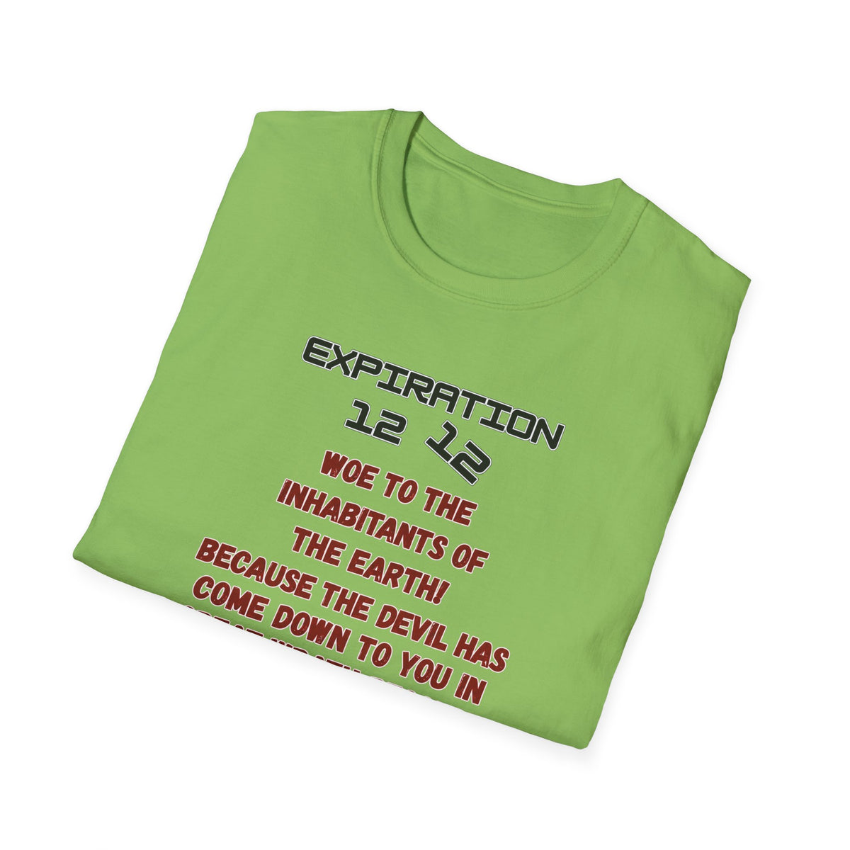 Christian Bible Verse T-Shirt — “Blessed is He Who Waits” Daniel 12:12 / Revelation 12:12