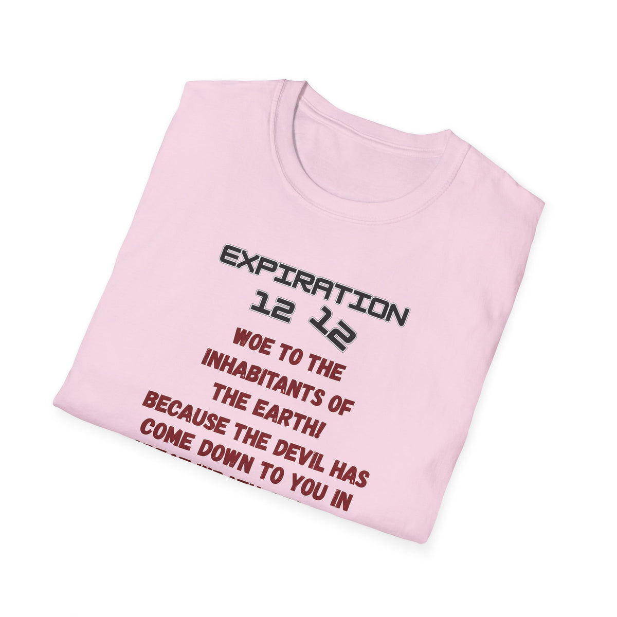 Christian Bible Verse T-Shirt — “Blessed is He Who Waits” Daniel 12:12 / Revelation 12:12