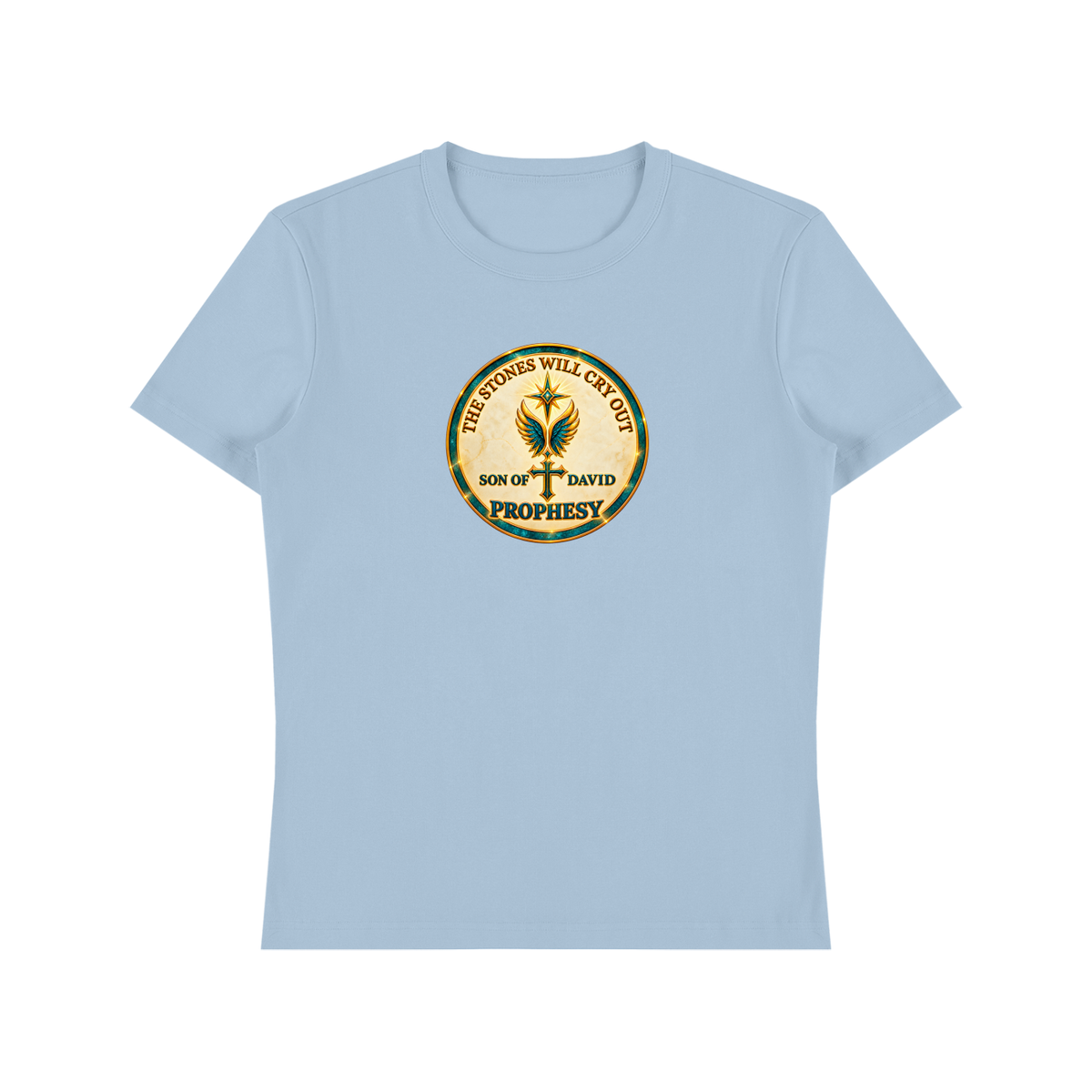 G-d's Temple; Bible Depiction; Unisex Heavyweight Cotton T-Shirt