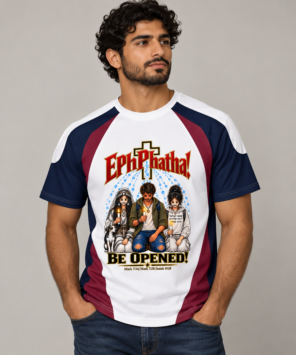 Gentile Jew Aramaic Prophecy Unisex Raglan Color Block T-Shirt
