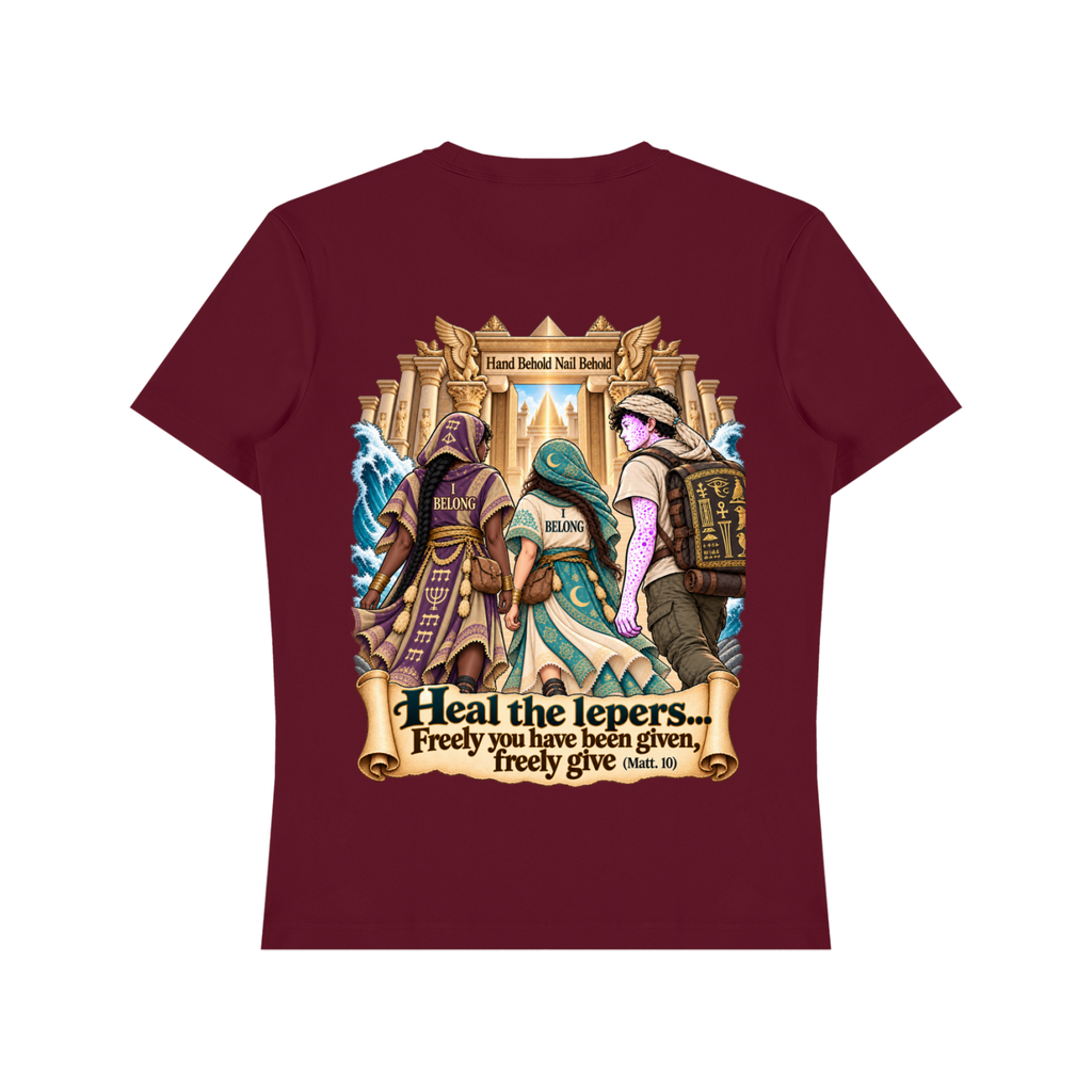 G-d's Temple; Bible Depiction; Unisex Heavyweight Cotton T-Shirt