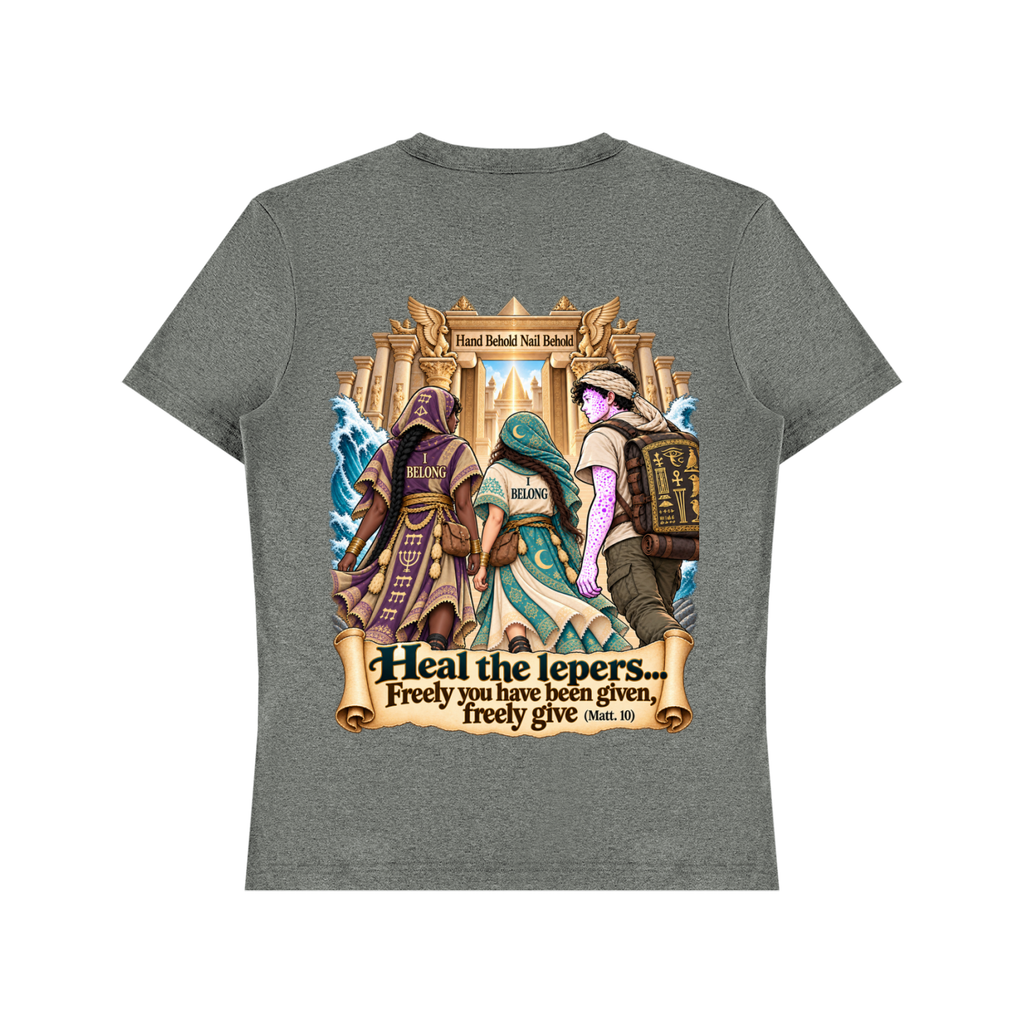 G-d's Temple; Bible Depiction; Unisex Heavyweight Cotton T-Shirt