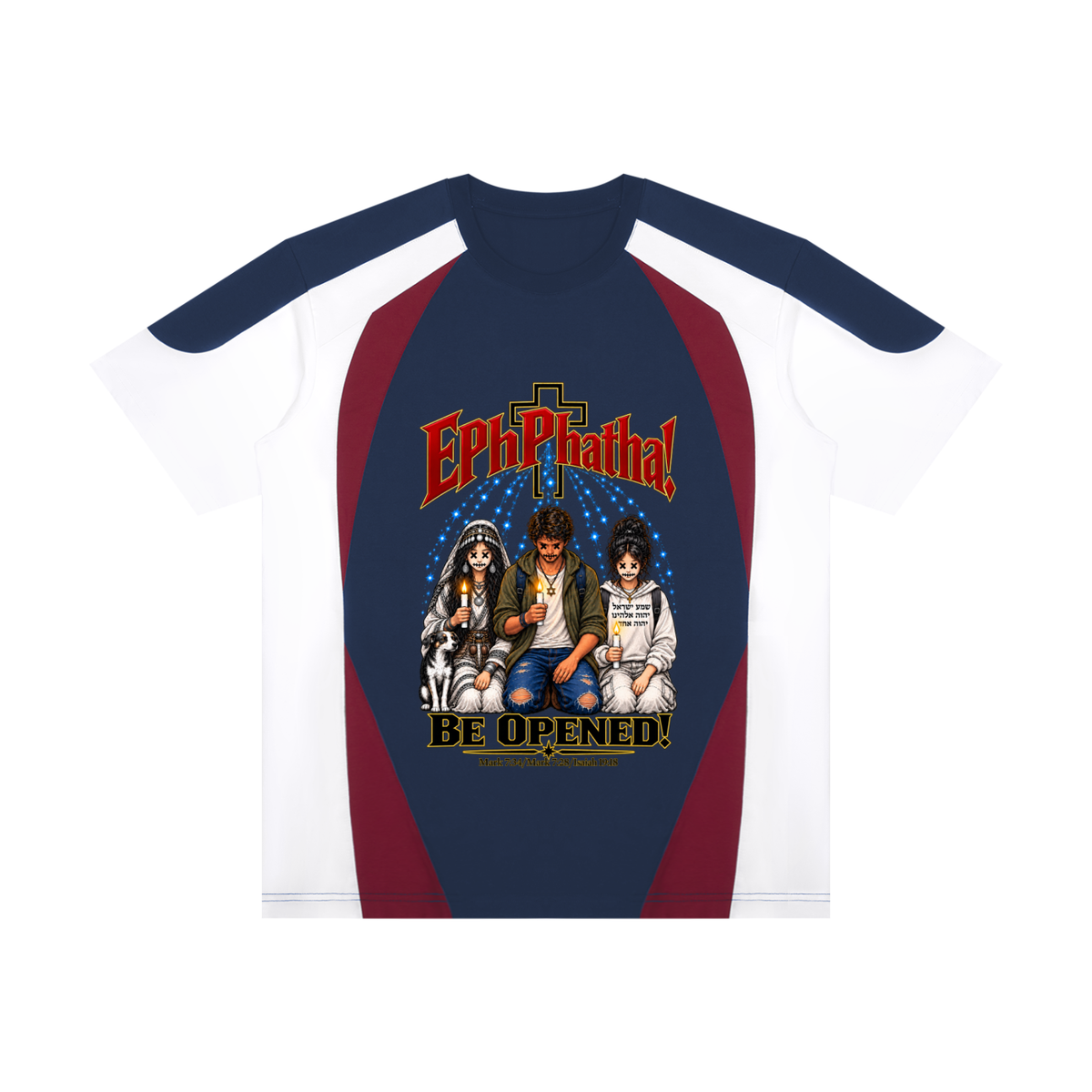Gentile Jew Aramaic Prophecy Unisex Raglan Color Block T-Shirt